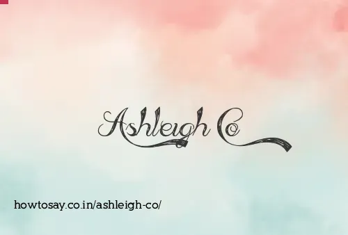 Ashleigh Co