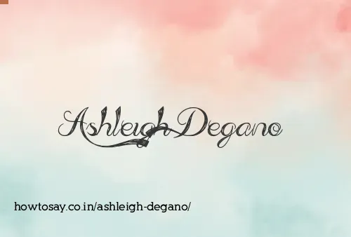Ashleigh Degano