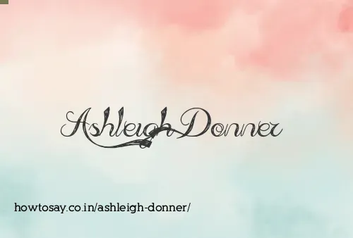 Ashleigh Donner