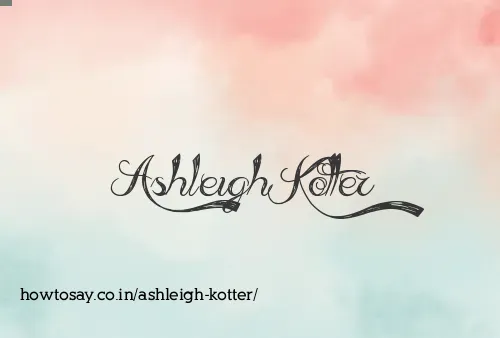 Ashleigh Kotter