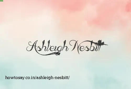Ashleigh Nesbitt