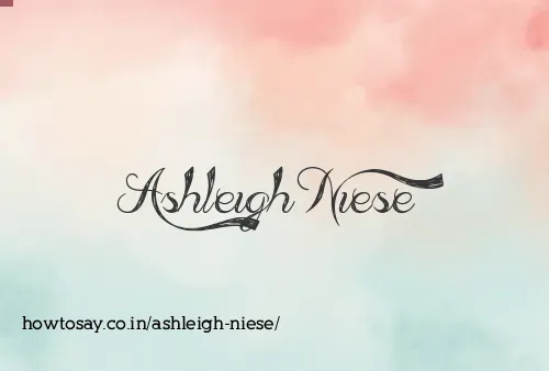 Ashleigh Niese