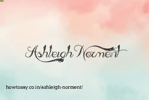 Ashleigh Norment