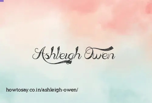 Ashleigh Owen