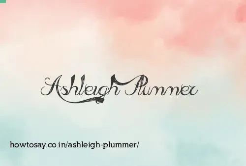 Ashleigh Plummer