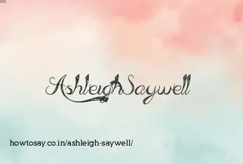 Ashleigh Saywell