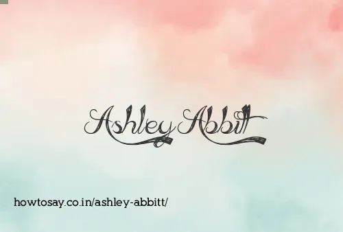Ashley Abbitt