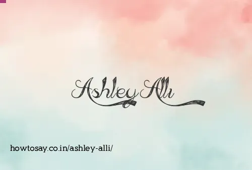 Ashley Alli