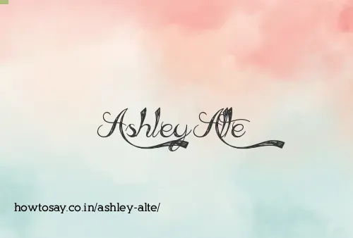 Ashley Alte
