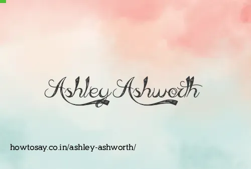 Ashley Ashworth