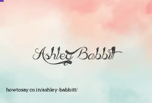 Ashley Babbitt