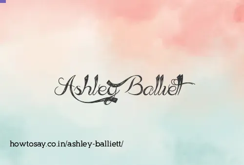 Ashley Balliett