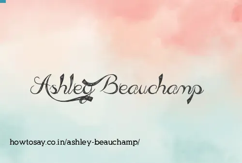 Ashley Beauchamp