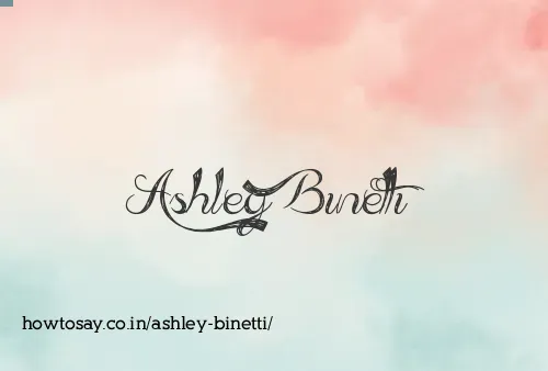 Ashley Binetti