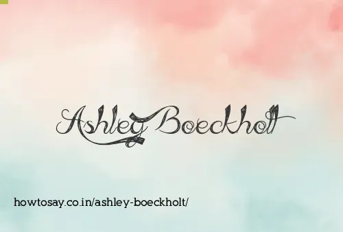 Ashley Boeckholt