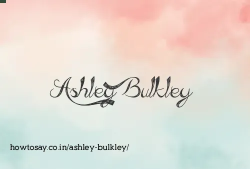 Ashley Bulkley