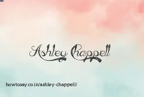 Ashley Chappell