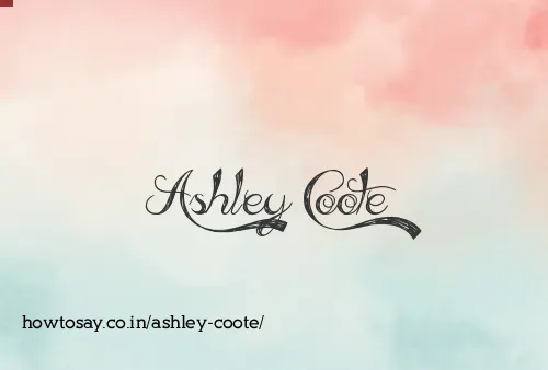 Ashley Coote
