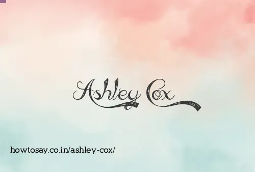 Ashley Cox