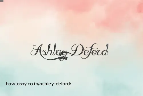 Ashley Deford