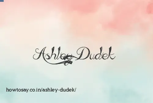 Ashley Dudek
