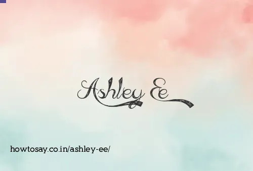 Ashley Ee