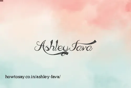 Ashley Fava