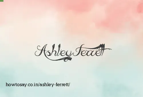 Ashley Ferrett