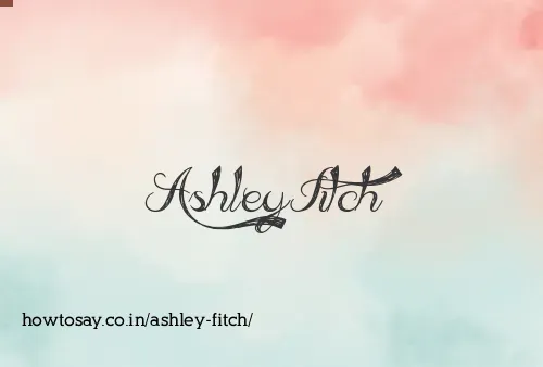 Ashley Fitch