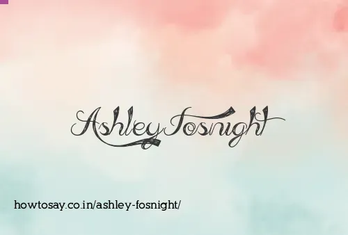 Ashley Fosnight