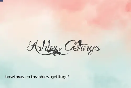 Ashley Gettings