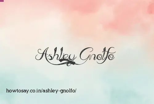Ashley Gnolfo