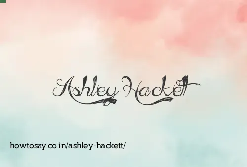 Ashley Hackett