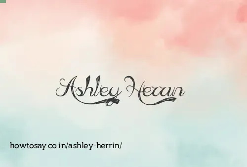 Ashley Herrin