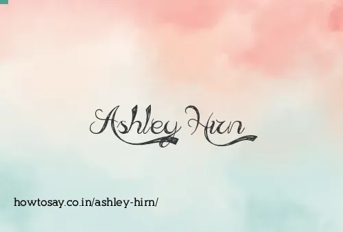 Ashley Hirn
