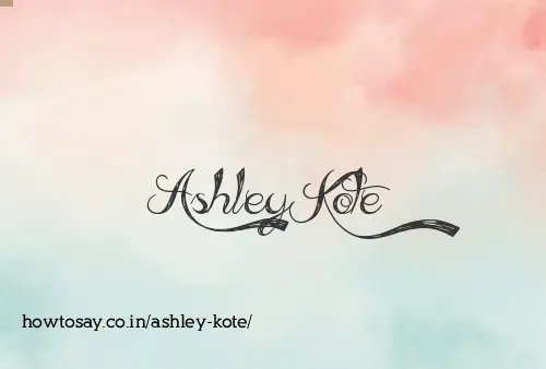 Ashley Kote