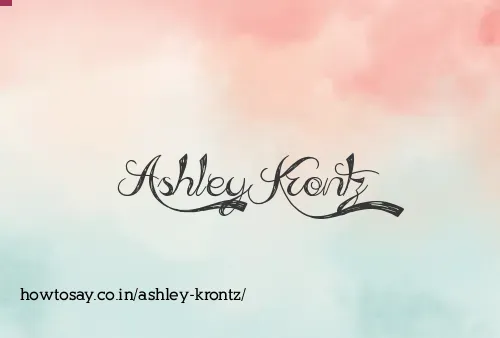 Ashley Krontz