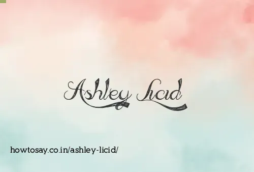 Ashley Licid