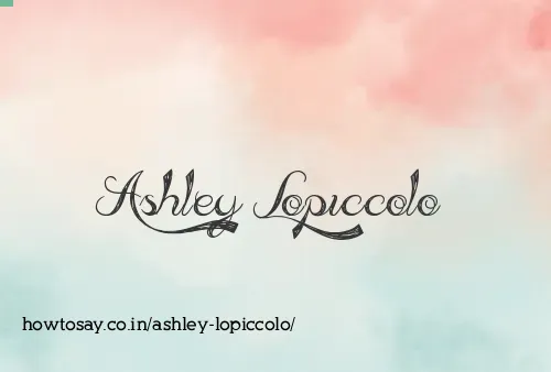 Ashley Lopiccolo