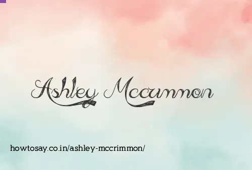Ashley Mccrimmon