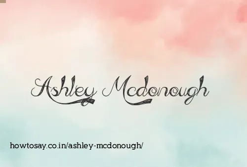 Ashley Mcdonough