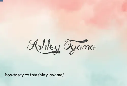 Ashley Oyama