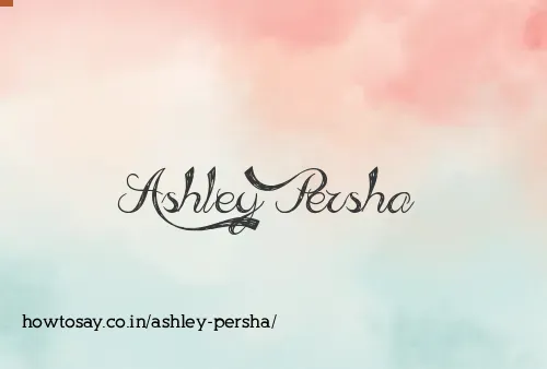 Ashley Persha