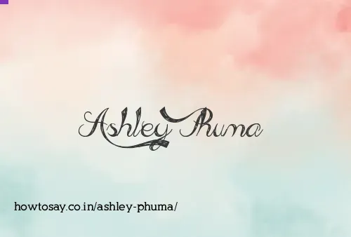 Ashley Phuma