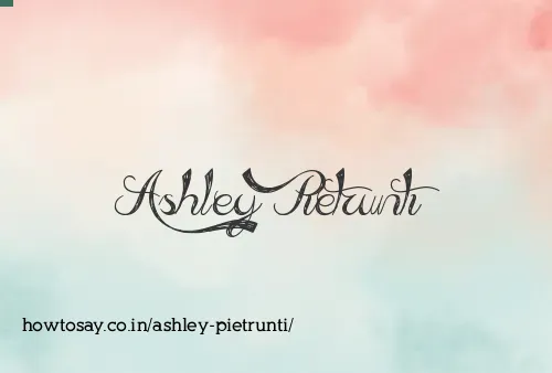 Ashley Pietrunti