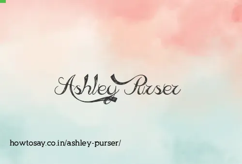 Ashley Purser