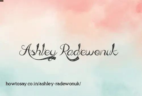 Ashley Radewonuk