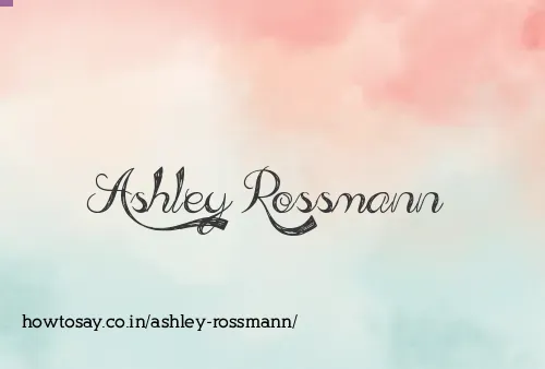 Ashley Rossmann