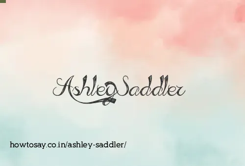 Ashley Saddler
