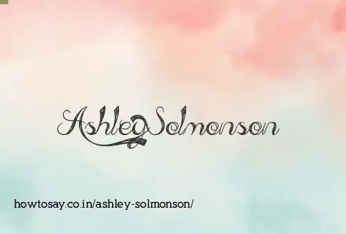 Ashley Solmonson